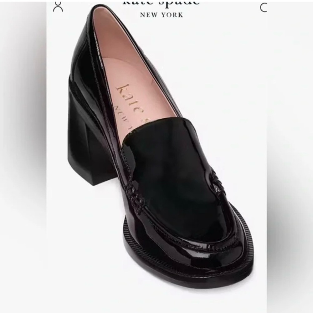 Kate Spade Lori Glossy Black Women's Loafers